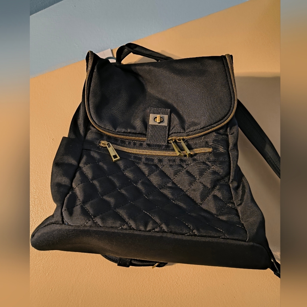 TRAVELON Lined Backpack Black